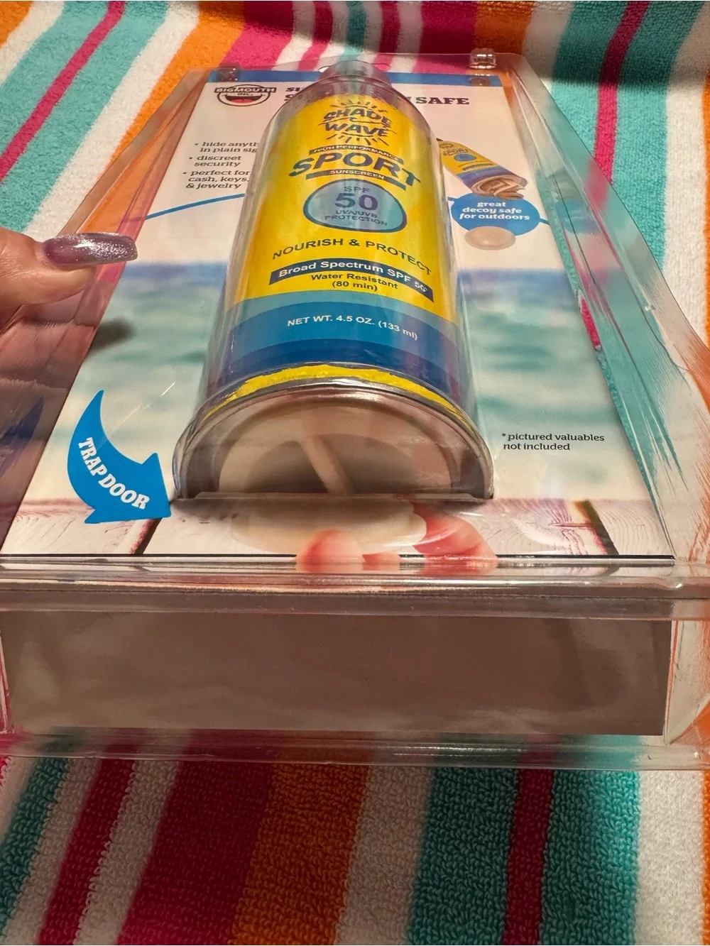 BigMouth Sunny Side Shade Wave Sport SPF 50 Sunscreen Safe - Yellow